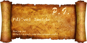Pável Imelda névjegykártya